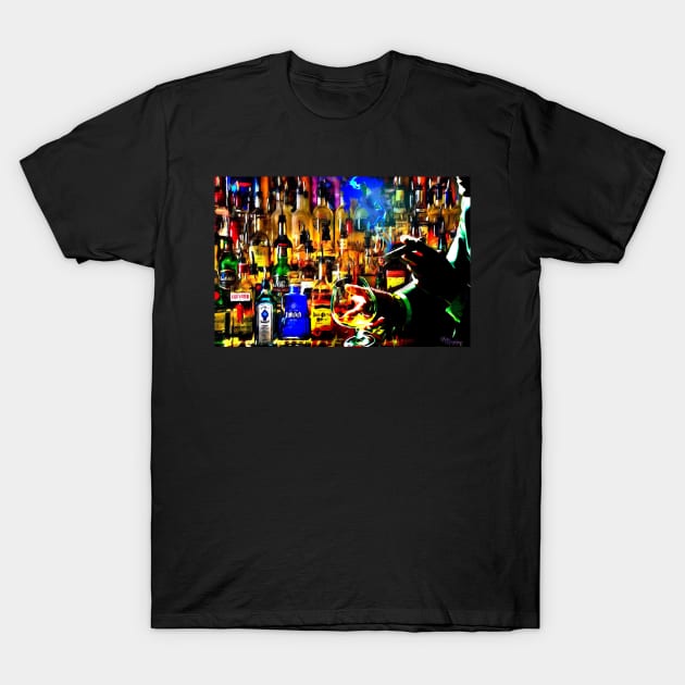 Cigar bar T-Shirt by mursart68